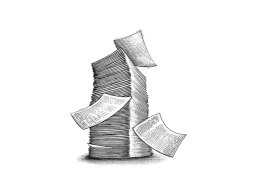 Stack of Papers art
